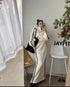 Winter Crop Jacket With Long Skirts